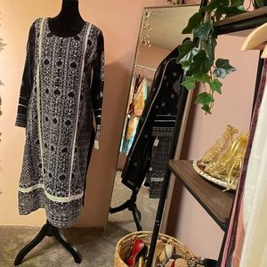 Chicken kari brand new shirt & trouser.size M & color black and white